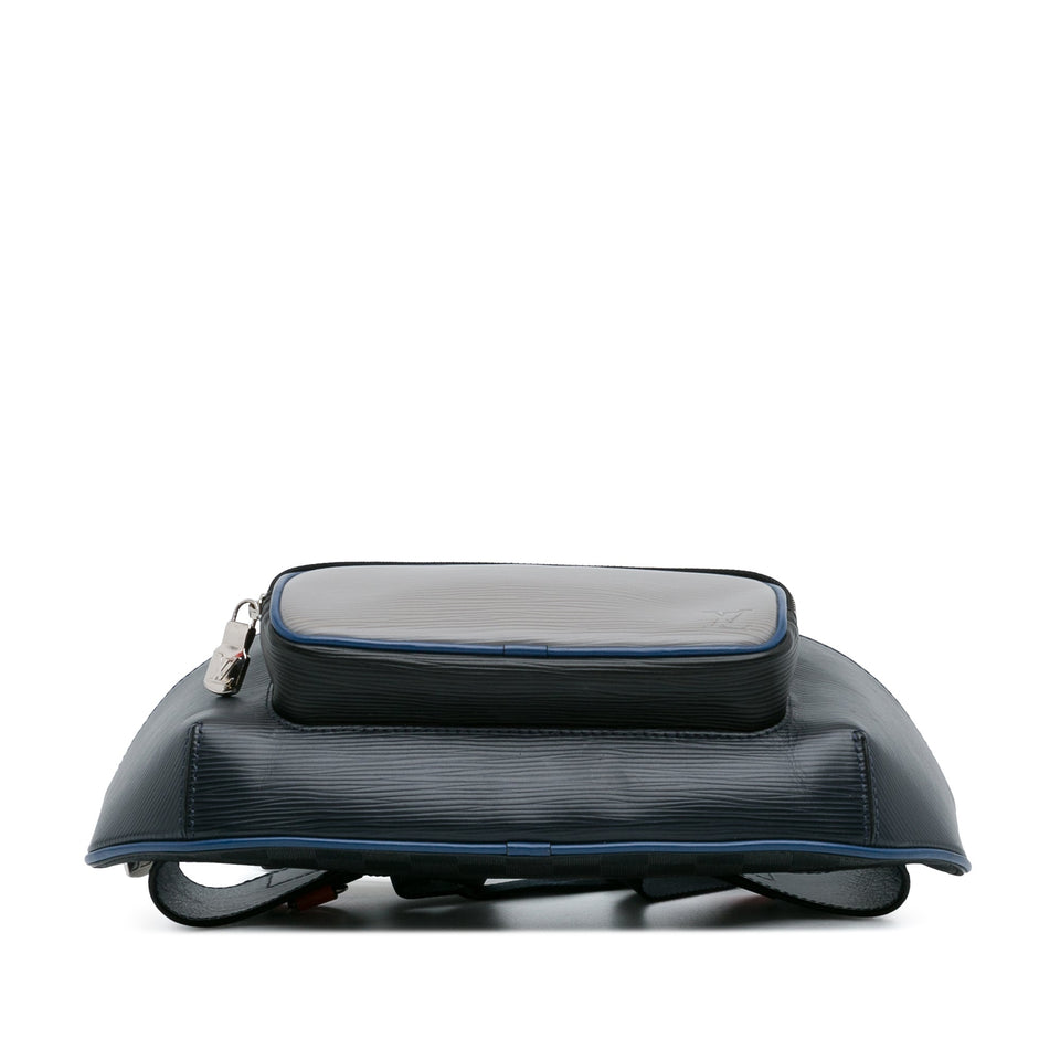 Blue Louis Vuitton Epi Damier Graphite Bumbag Belt Bag