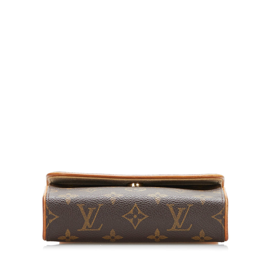 Brown Louis Vuitton Monogram Pochette Florentine Belt Bag