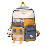 Kawaii Girl Backpack  Leisure Women Travel Bagpack Cute School Bag for Teenage Bookbag Femal Mochila Waterproof