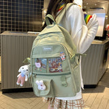 Kawaii Girl College Backpack Schoolbag for Teenage Student Female Bagpack Women Shoulder Bag