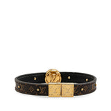 Brown Louis Vuitton Monogram LV Circle Reversible Bracelet