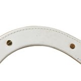 Dior Lady Dior Medium White Patch Embellished Leather Silver