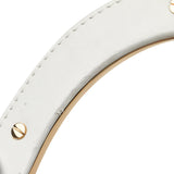 Dior Lady Dior Medium White Patch Embellished Leather Silver