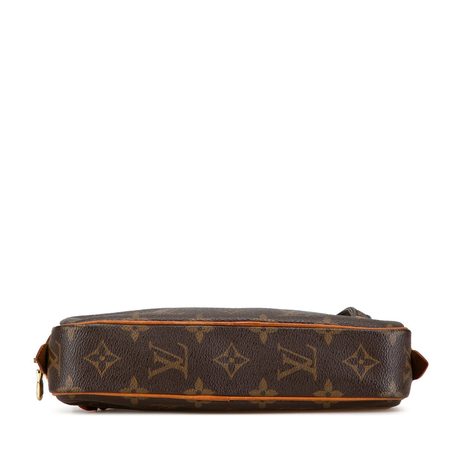 Brown Louis Vuitton Monogram Pochette Marly Bandouliere Crossbody Bag