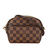 Brown Louis Vuitton Damier Ebene Ipanema Pochette Crossbody Bag