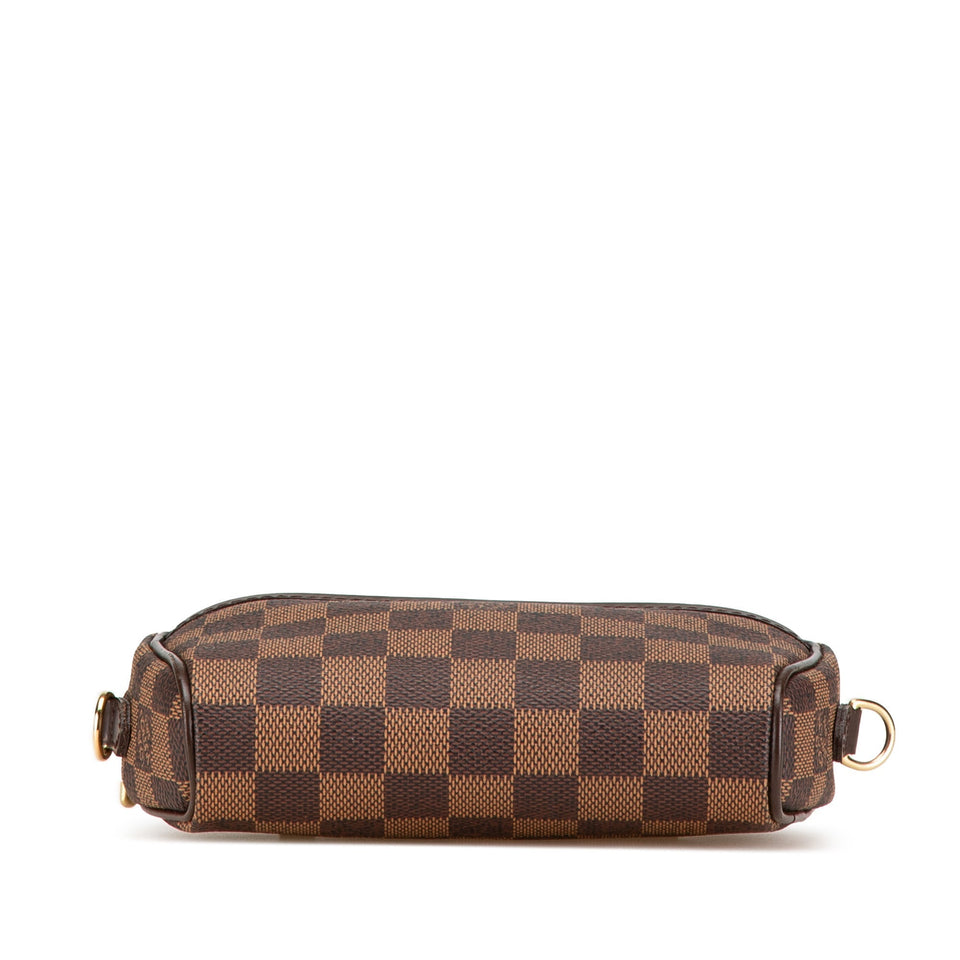 Brown Louis Vuitton Damier Ebene Ipanema Pochette Crossbody Bag