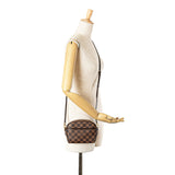 Brown Louis Vuitton Damier Ebene Ipanema Pochette Crossbody Bag