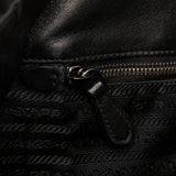 Black Prada Tessuto Gaufre Tote Bag