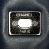 Chanel Classic Double Flap Jumbo Blue Lambskin Gold