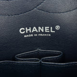 Chanel Classic Double Flap Jumbo Blue Lambskin Gold