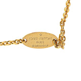Gold Louis Vuitton Gold Plated Essential V Necklace