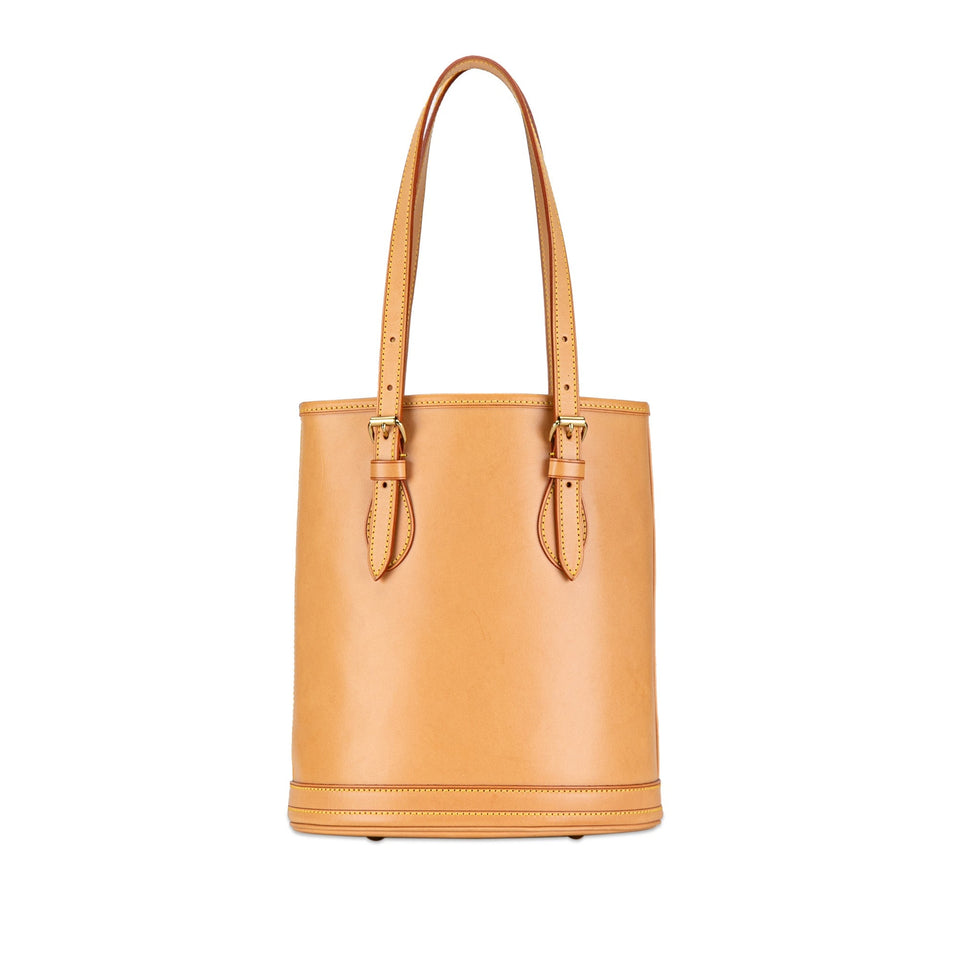 Tan Louis Vuitton Nomade Petit Bucket