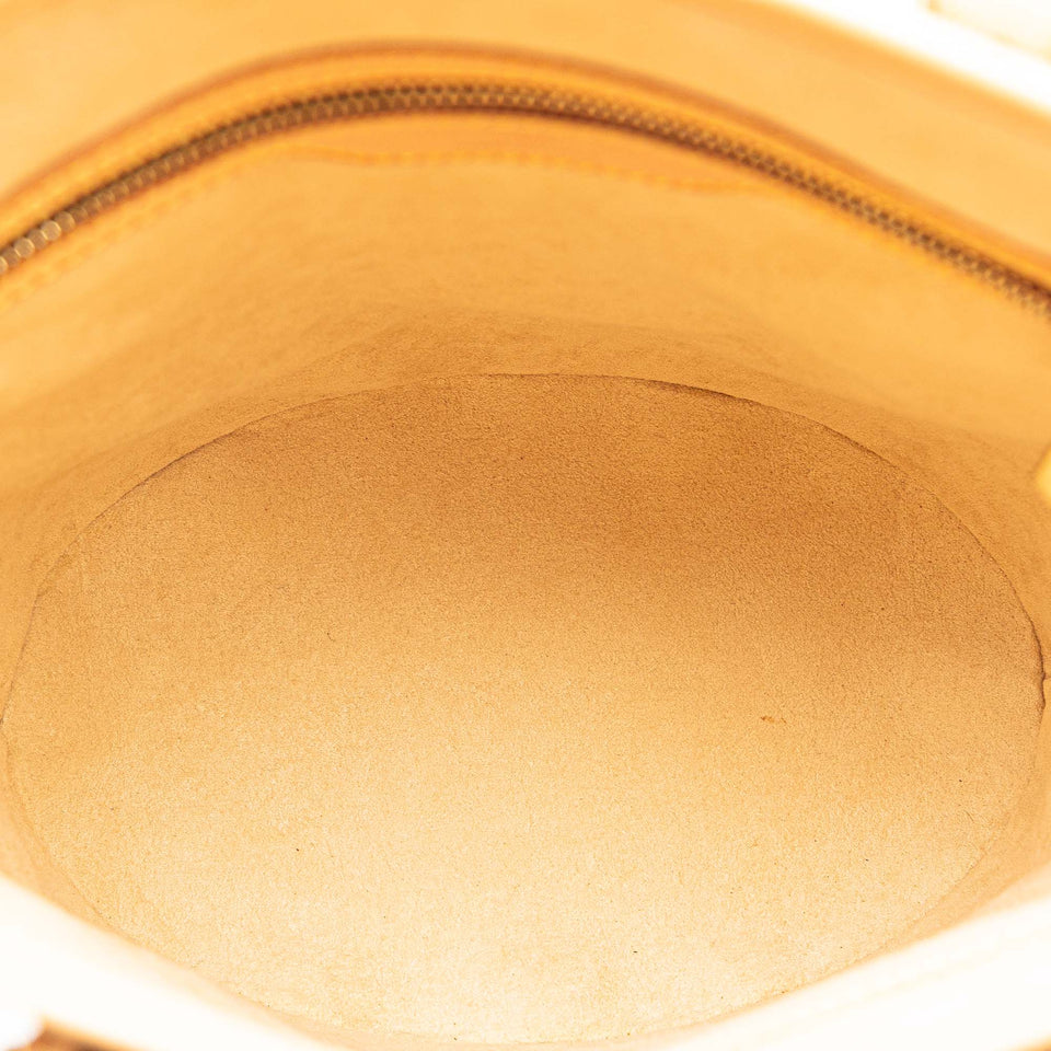 Tan Louis Vuitton Nomade Petit Bucket