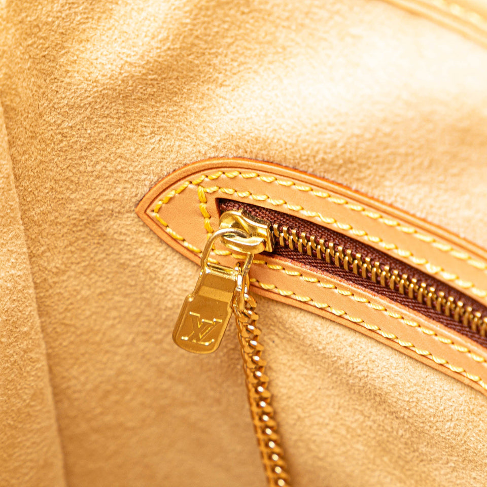 Tan Louis Vuitton Nomade Petit Bucket