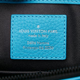 Louis Vuitton Sac Plat Blue Monogram Taurillon