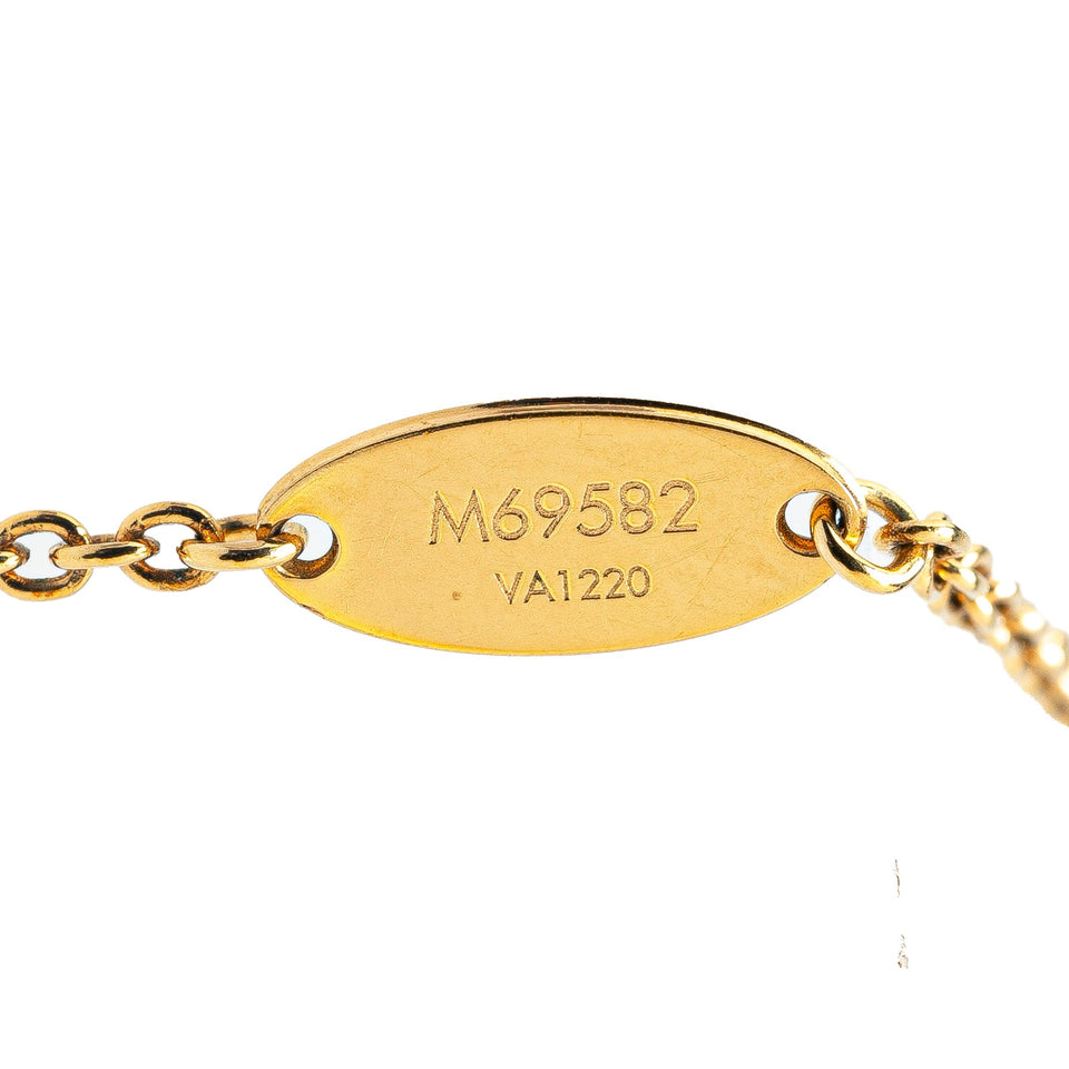 Gold Louis Vuitton Gold Plated My LV Affair Bracelet