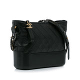 Chanel Gabrielle Medium Black Lambskin Gold