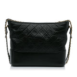 Chanel Gabrielle Medium Black Lambskin Gold