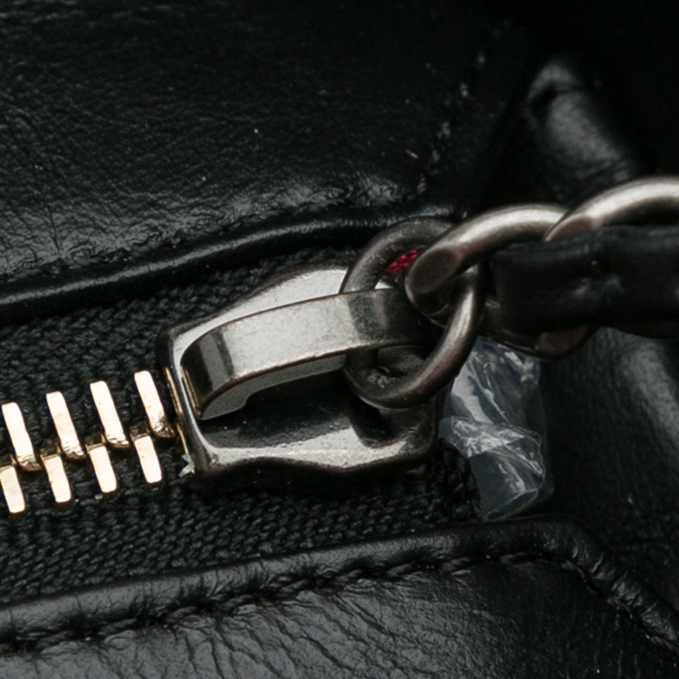 Chanel Gabrielle Medium Black Lambskin Gold