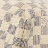 White Louis Vuitton Damier Azur Iena MM Tote Bag