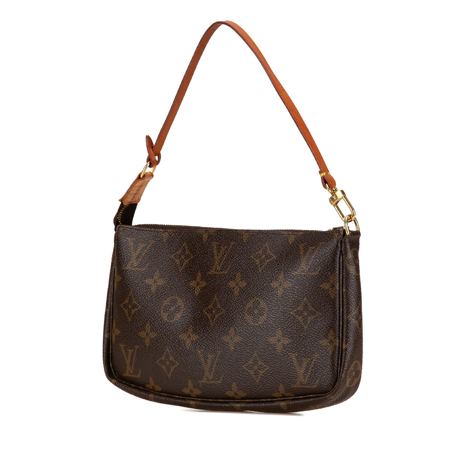 Brown Louis Vuitton Monogram Pochette Accessoires Shoulder Bag