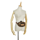 Brown Louis Vuitton x Supreme Camouflage Belt Bag PM