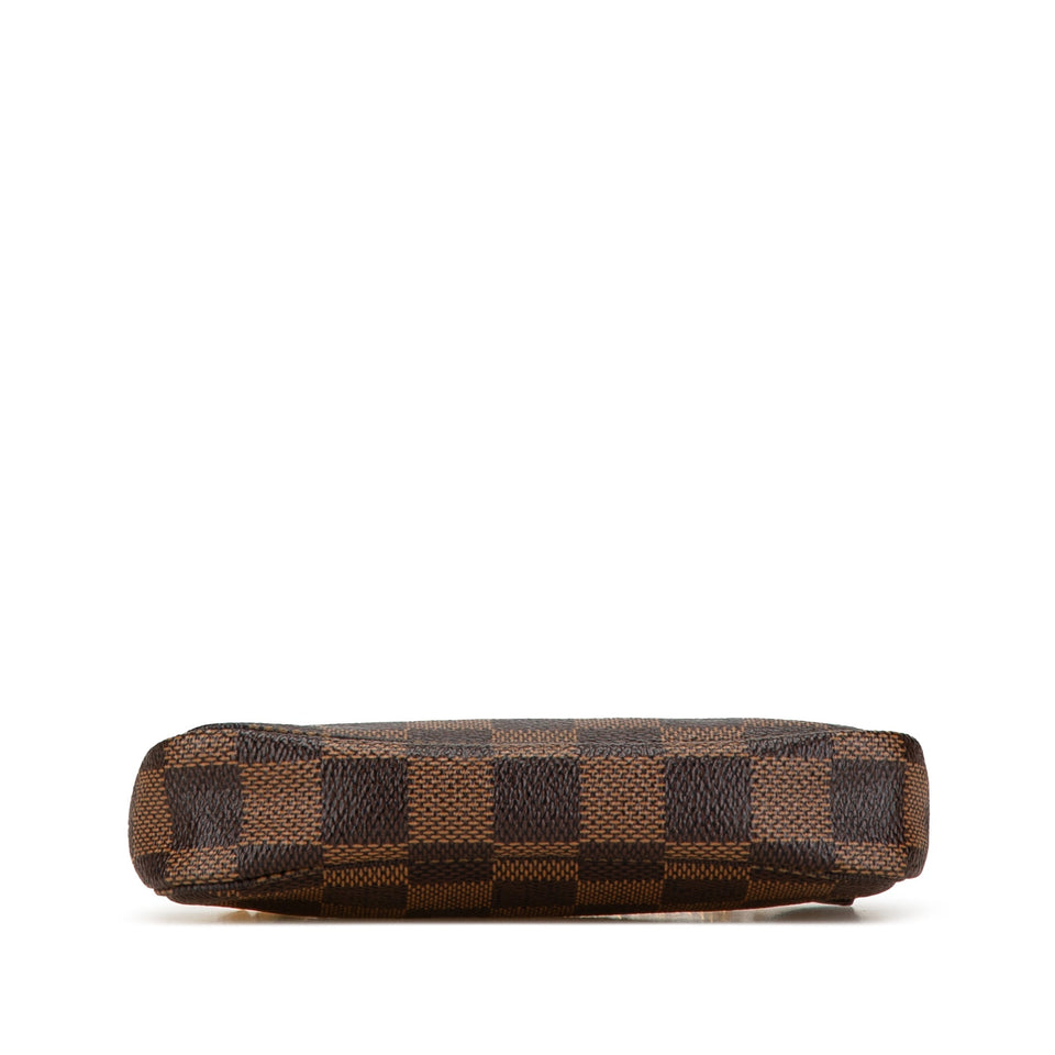 Brown Louis Vuitton Damier Ebene Trunks and Bags Mini Pochette Accessoires