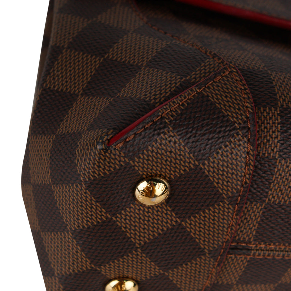Caissa Clutch Cerise - Damier Ebene