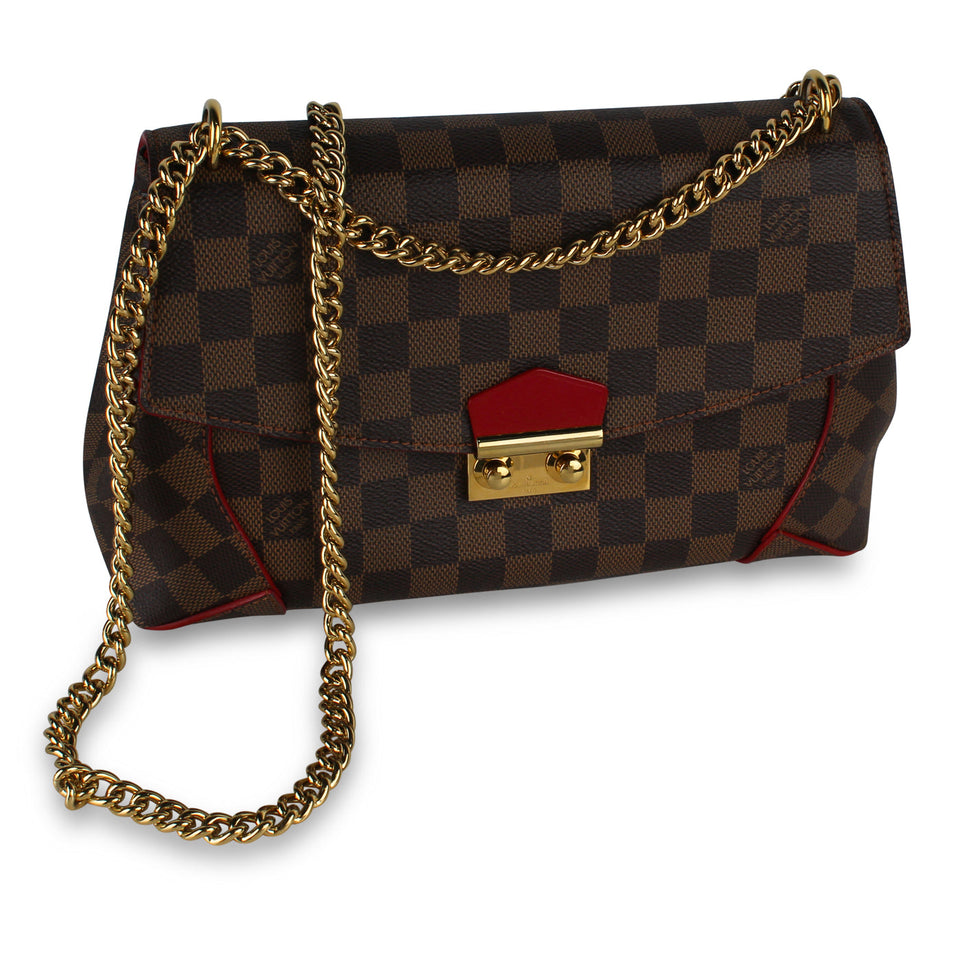 Caissa Clutch Cerise - Damier Ebene