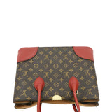 LOUIS VUITTON Flandrin Monogram Canvas Tote Shoulder Bag Cherry