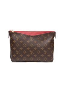 LOUIS VUITTON Monogram Pallas Cerise Clutch