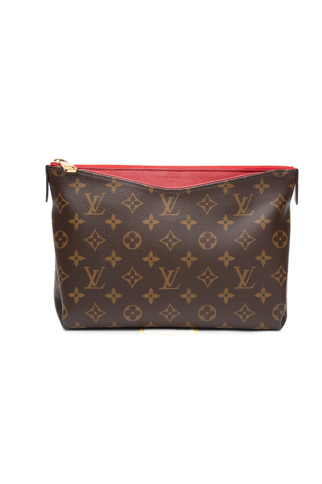 LOUIS VUITTON Monogram Pallas Cerise Clutch