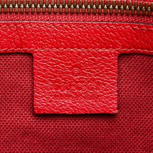 Gucci Sylvie Baiadera Tote Bag Striped Canvas