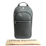 LOUIS VUITTON Michael Nv2 Backpack Damier Graphite
