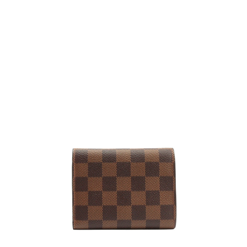 LOUIS VUITTON Damier Ebene Victoire Compact Wallet