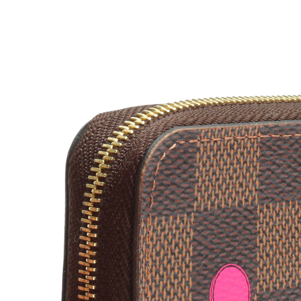 LOUIS VUITTON Vivienne Zippy Coin Purse Damier Ebene