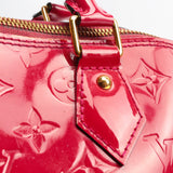 LOUIS VUITTON Monogram Vernis Alma MM Red