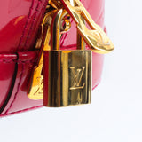 LOUIS VUITTON Monogram Vernis Alma MM Red