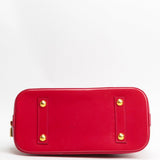 LOUIS VUITTON Monogram Vernis Alma MM Red