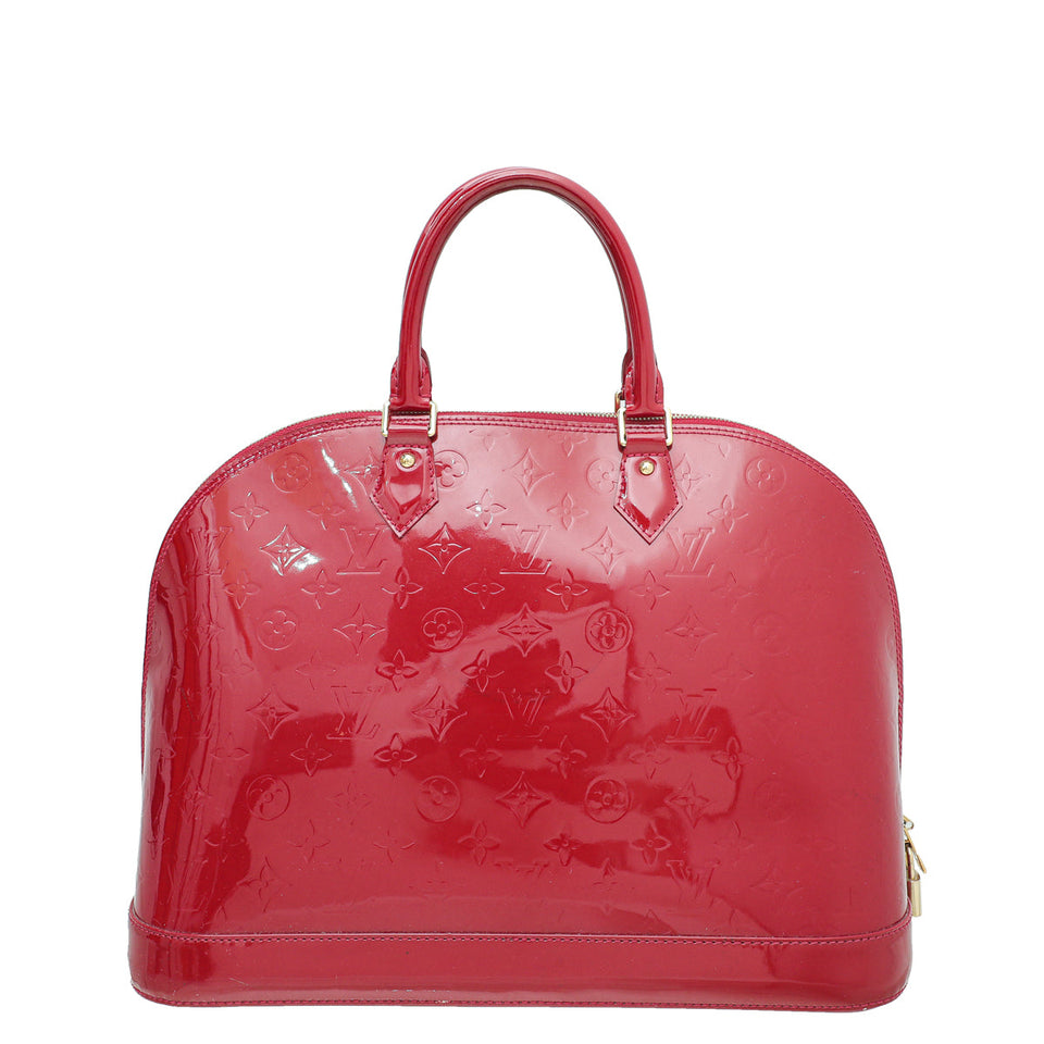 Louis Vuitton Pomme D'Amour Monogram Vernis Alma GM Bag