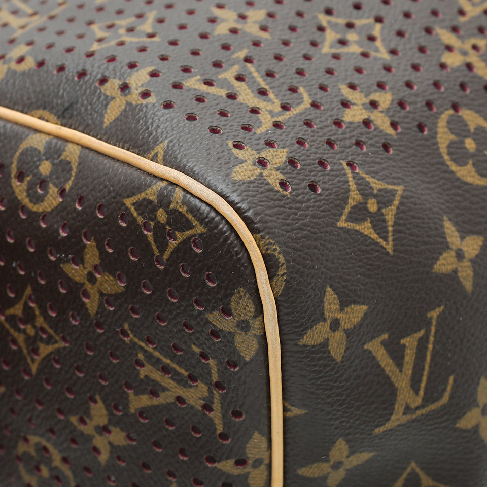 Louis Vuitton Monogram Fuchsia Perforated Speedy 30 Bag