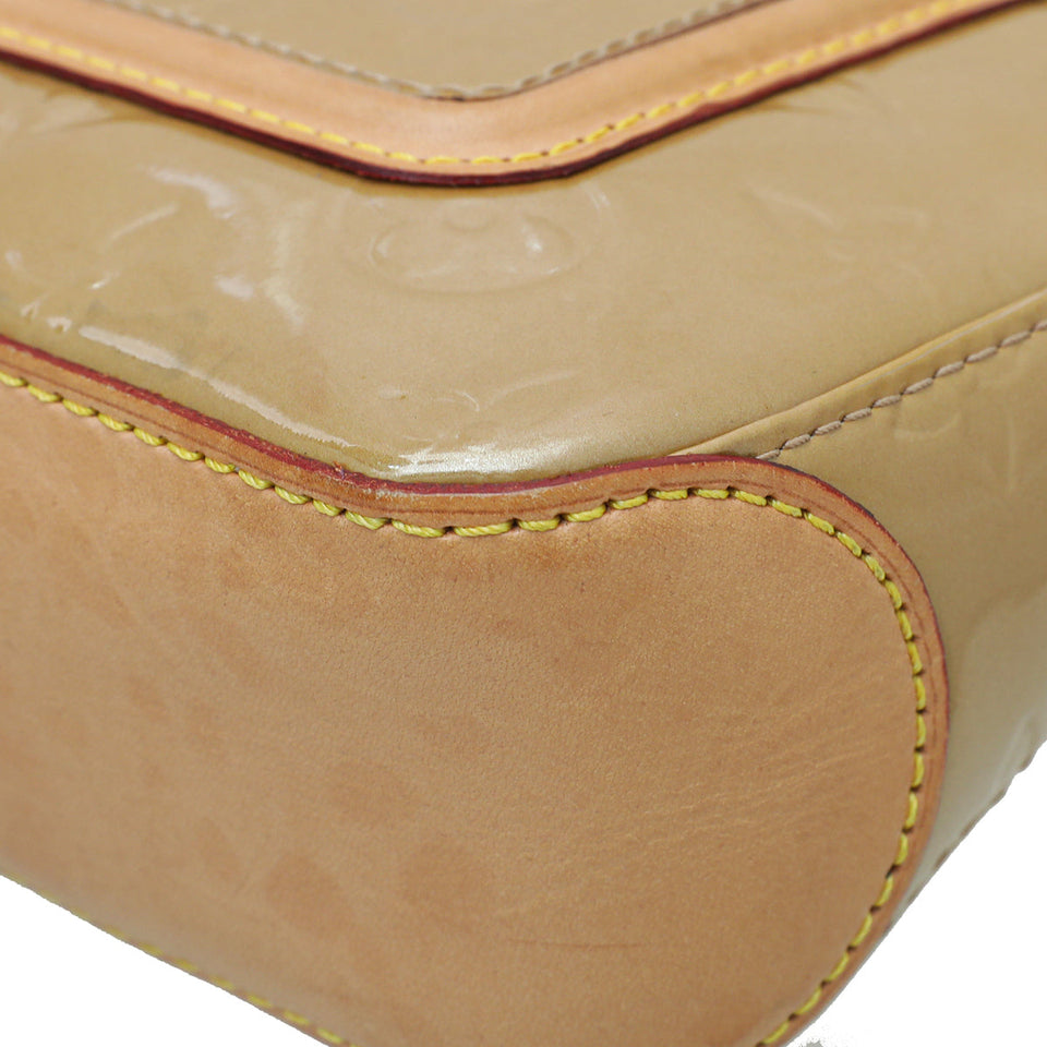 Louis Vuitton Noisette Monogram Vernis Mallory Square Bag