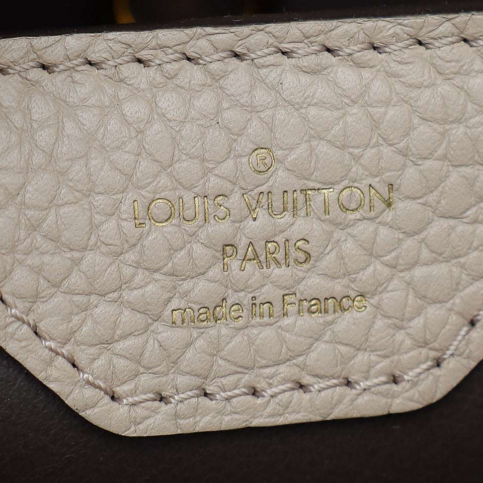 Louis Vuitton Galet Python Handle Capucines BB Bag
