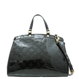Louis Vuitton Noir Monogram Vernis Brea MM Bag