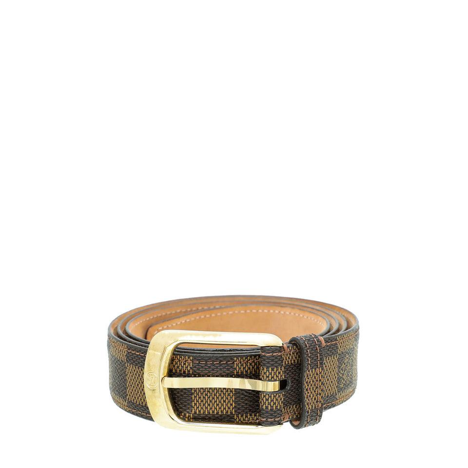 Louis Vuitton Ebene Buckle Belt 40