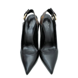 Louis Vuitton Monogram Black Matchmake Slingback Pump 39