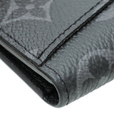 Louis Vuitton Monogram Graphite Pocket Organizer Wallet W/RBA Initial