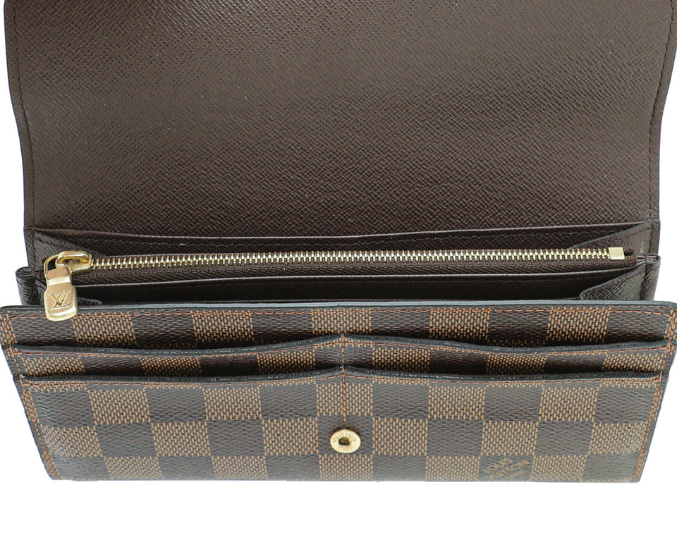 Louis Vuitton Ebene Sarah Wallet