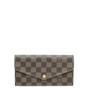 Louis Vuitton Ebene Sarah Wallet w/A.S Initials