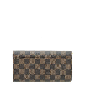 Louis Vuitton Ebene Sarah Wallet w/A.S Initials